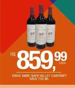DB Supermercados Vinho Ambe Napa Valley Cabernet Sauv oferta