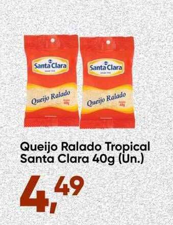 Imec Supermercados Queijo Ralado Tropical Santa Clara oferta