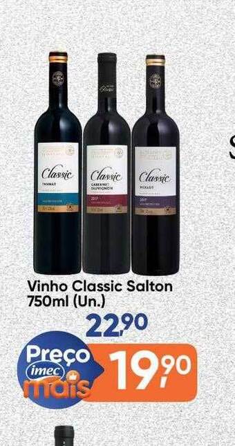 Imec Supermercados Vinho Classic Salton oferta