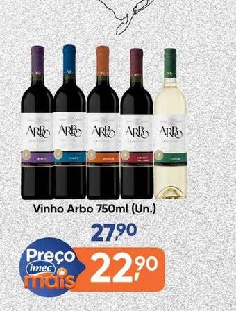 Imec Supermercados Vinho Arbo oferta