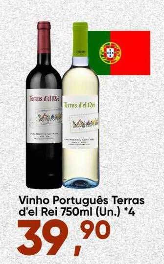 Imec Supermercados Vinho Português Terras D'el Rei oferta