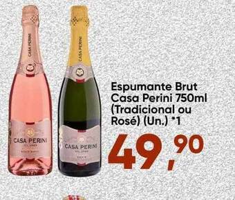 Imec Supermercados Espumante Brut Casa Perini oferta
