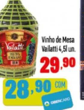 Rede Top Vinho De Mesa Vailatti oferta