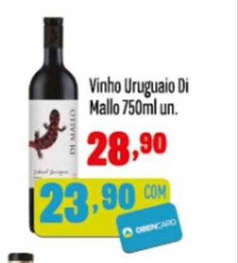 Rede Top Vinho Uruguaio Di Mallo oferta