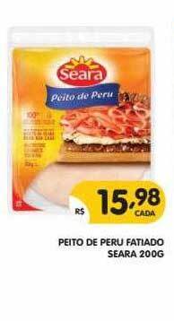 Supermercados Real Peito De Peru Fatiado Seara oferta