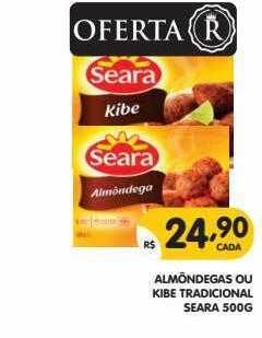 Supermercados Real Almôndegas Ou Kibe Tradicional Seara oferta