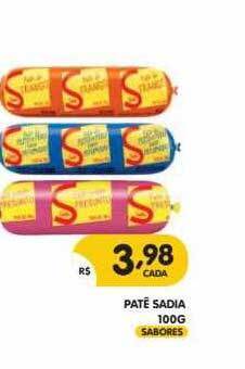Supermercados Real Patê Sadia oferta