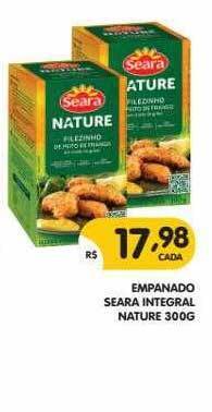 Supermercados Real Empanado Seara Integral Nature oferta