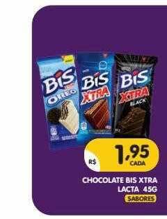 Supermercados Real Chocolate Bis Xtra Lacta oferta