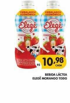 Supermercados Real Bebida Láctea Elegê Morango oferta