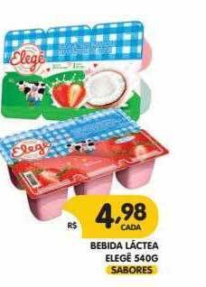 Supermercados Real Bebida Láctea Elegê oferta