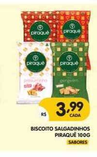 Biscoito Salgadinhos Piraquê