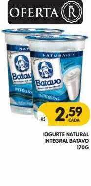 Supermercados Real Iogurte Natural Integral Batavo oferta
