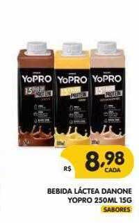 Supermercados Real Bebida Lactea Danone Yopro oferta