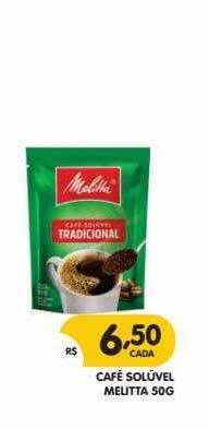 Supermercados Real Café Soluvel Melitta oferta