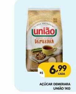 Supermercados Real Açucar Demerara União oferta