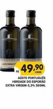 Azeite Português Herdade Do Esporão Extra Virgem 0.3%