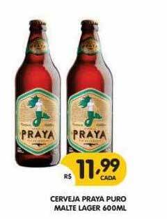 Supermercados Real Cerveja Praya Puro Malte Lager oferta