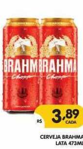 Supermercados Real Cerveja Brahma Lata 473ml oferta
