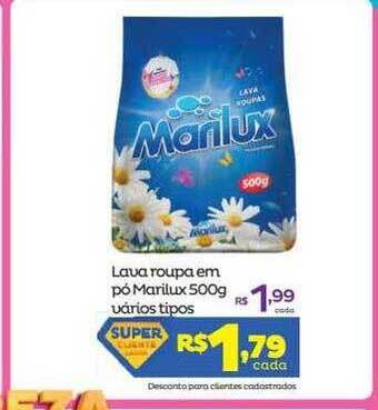 Super Lagoa Lava Roupa Em Pó Marilux Varios Tipos oferta