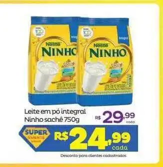 Super Lagoa Leite Em Pó Integral Ninho oferta