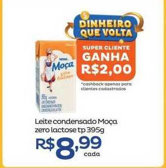 Super Lagoa Leite Condensado Moça Zero Lactose oferta