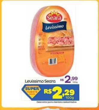 Super Lagoa Levissimo Seara oferta