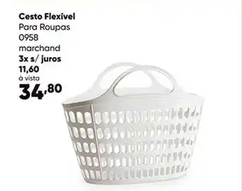 Zaffari Cesto Flexivel Para Roupas 0958 Marchand oferta