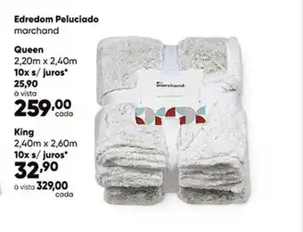 Zaffari Edredom Peluciado Marchand Queen King oferta