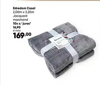 Zaffari Edredom Casal Jacquard Marchand oferta
