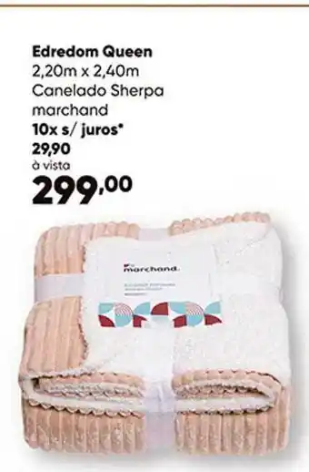 Edredom Queen Canelado Sherpa Marchand