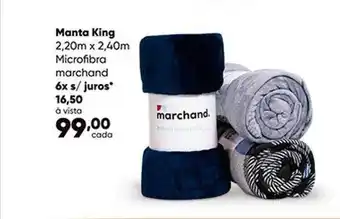 Manta King Microfibra Marchand