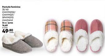Zaffari Pantufa Feminina 35-40 oferta