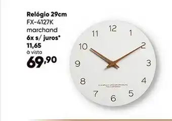 Zaffari Relógio 29cm Fx-4127k Marchand oferta