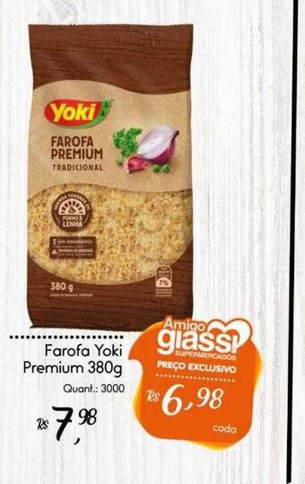 Giassi Supermercados Farofa Yoki Premium oferta