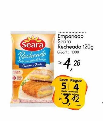 Giassi Supermercados Empanado Seara Recheado oferta