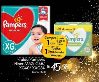 Giassi Supermercados Fralda Pampers Hiper oferta