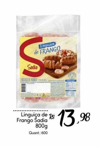 Giassi Supermercados Linguiça De Frango Sadia oferta