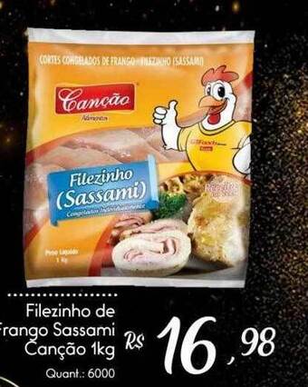 Giassi Supermercados Filezinho De Frango Sassami Canção oferta