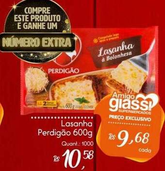 Lasanha Perdigão