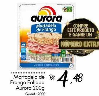 Giassi Supermercados Mortadela De Frango Fatiada Aurora oferta