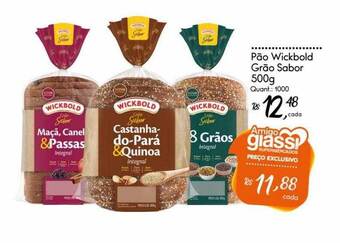 Giassi Supermercados Pão Wickbold Grão Sabor oferta