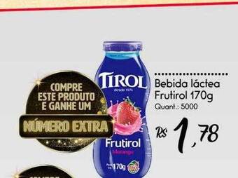 Giassi Supermercados Bebida Láctea Frutirol oferta