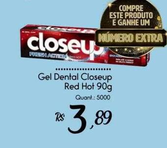 Giassi Supermercados Gel Dental Closeup Red Hot oferta