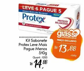Giassi Supermercados Kit Sabonete Protex Leve Mais Pague Menos oferta