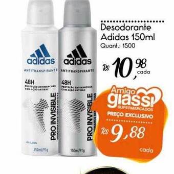 Giassi Supermercados Desodorante Adidas oferta