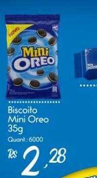 Giassi Supermercados Biscoito Mini Oreo oferta