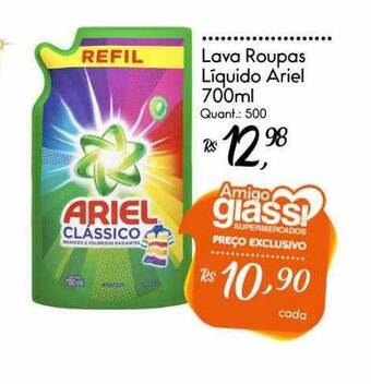 Giassi Supermercados Lava Roupas Líquido Ariel oferta