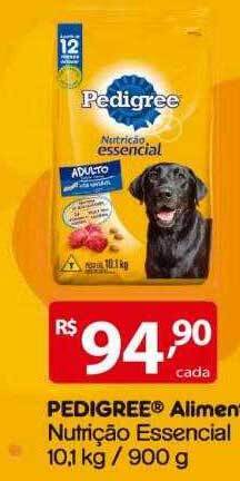 Giassi Supermercados Pedigree Alimento Seco Nutrição Essencial oferta