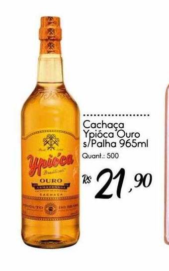 Giassi Supermercados Cachaça Ypióca Ouro S Palha oferta